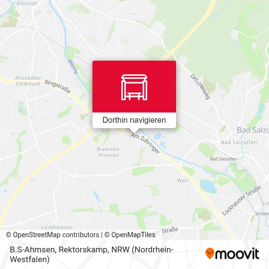 B.S-Ahmsen, Rektorskamp Karte