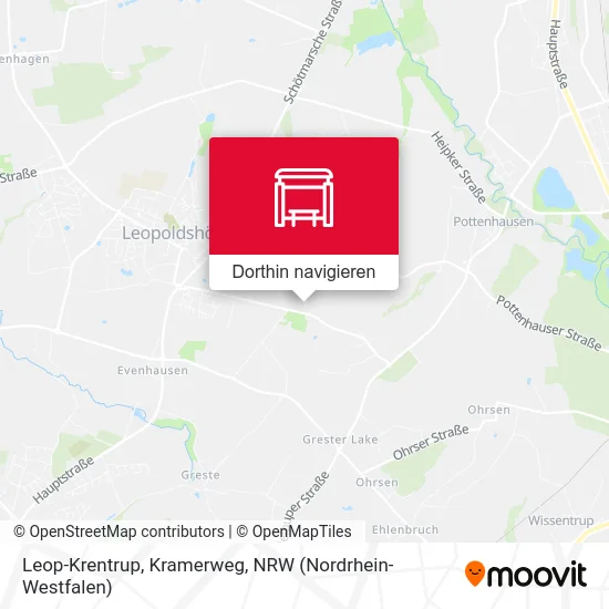 Leop-Krentrup, Kramerweg Karte