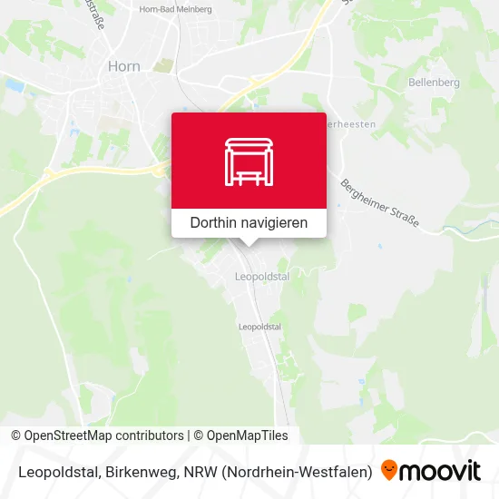 Leopoldstal, Birkenweg Karte