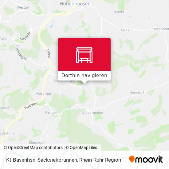 Kt-Bavenhsn, Sacksiekbrunnen Karte