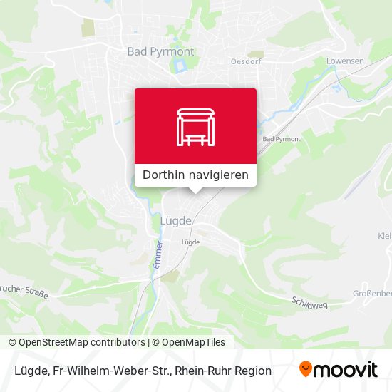 Lügde, Fr-Wilhelm-Weber-Str. Karte