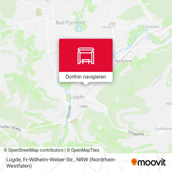 Lügde, Fr-Wilhelm-Weber-Str. Karte