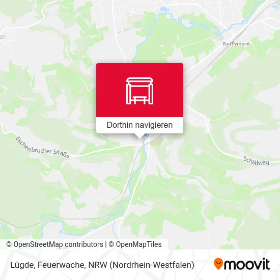 Lügde, Feuerwache Karte