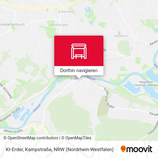 Kt-Erder, Kampstraße Karte