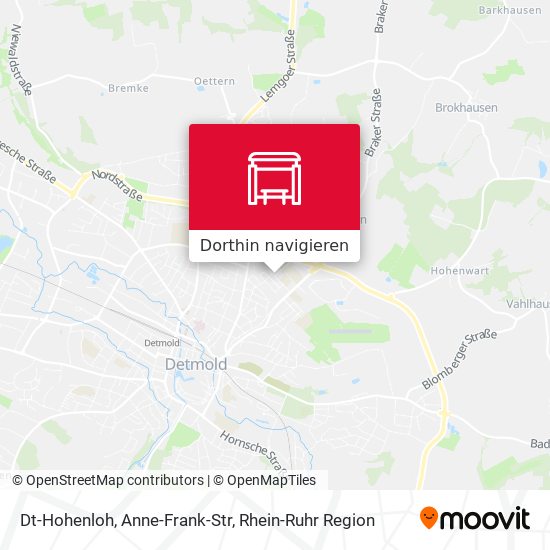 Dt-Hohenloh, Anne-Frank-Str Karte