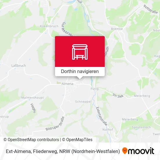 Ext-Almena, Fliederweg Karte