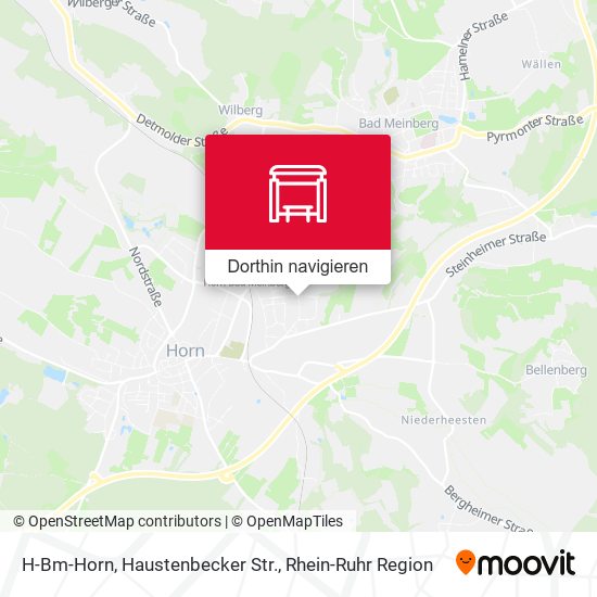 H-Bm-Horn, Haustenbecker Str. Karte
