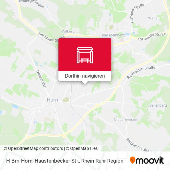 H-Bm-Horn, Haustenbecker Str. Karte