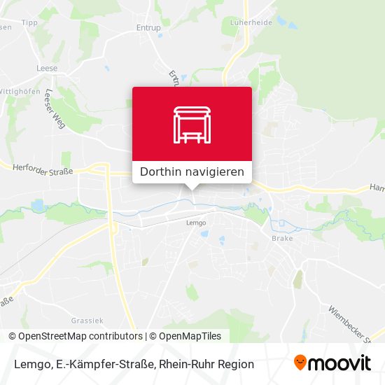 Lemgo, E.-Kämpfer-Straße Karte