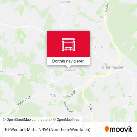 Kt-Westorf, Mitte Karte