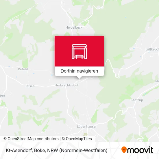 Kt-Asendorf, Böke Karte