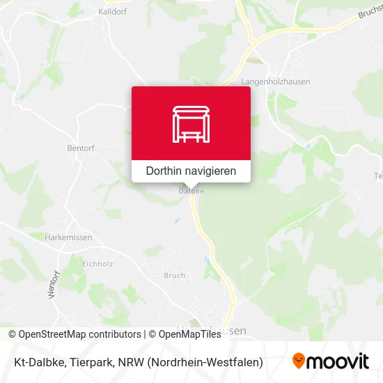 Kt-Dalbke, Tierpark Karte