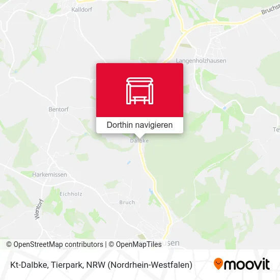 Kt-Dalbke, Tierpark Karte