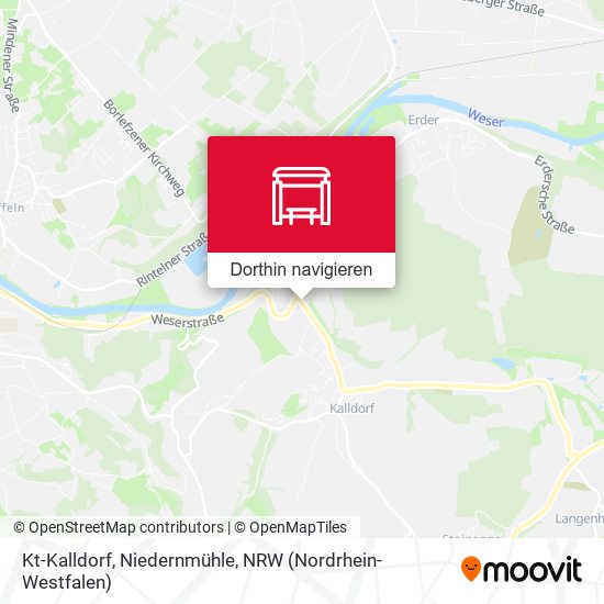 Kt-Kalldorf, Niedernmühle Karte