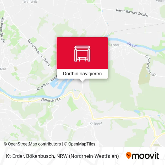 Kt-Erder, Bökenbusch Karte