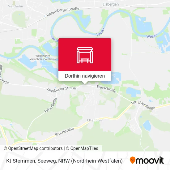 Kt-Stemmen, Seeweg Karte