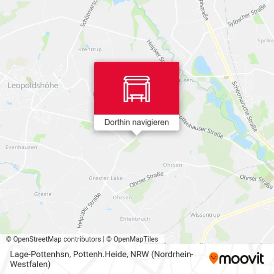 Lage-Pottenhsn, Pottenh.Heide Karte