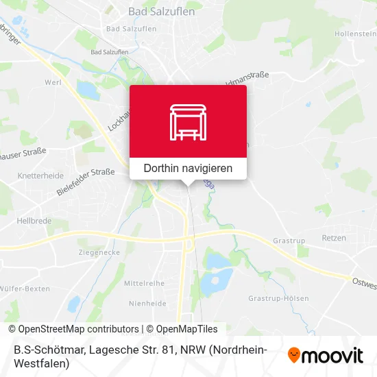 B.S-Schötmar, Lagesche Str. 81 Karte