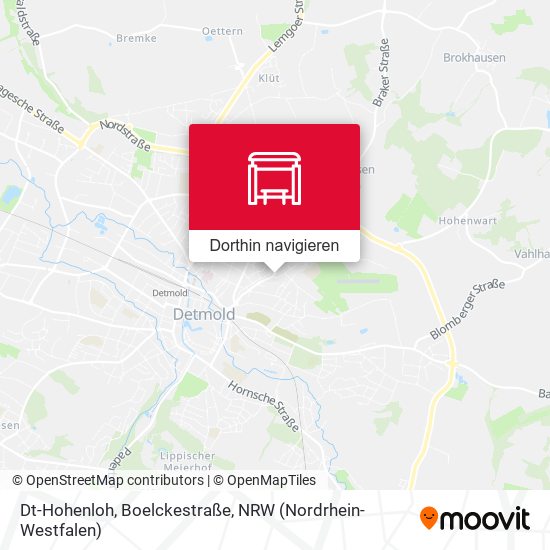 Dt-Hohenloh, Boelckestraße Karte