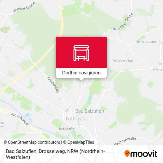 Bad Salzuflen, Drosselweg Karte