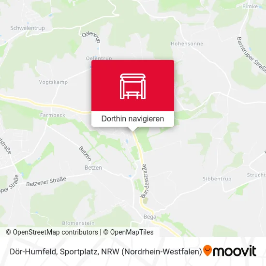 Dör-Humfeld, Sportplatz Karte