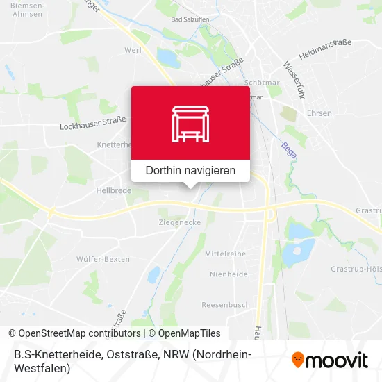 B.S-Knetterheide, Oststraße Karte