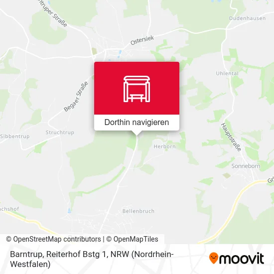 Barntrup, Reiterhof Bstg 1 Karte