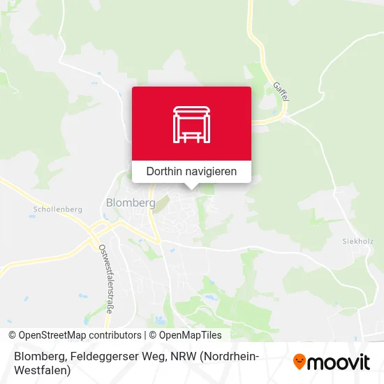 Blomberg, Feldeggerser Weg Karte