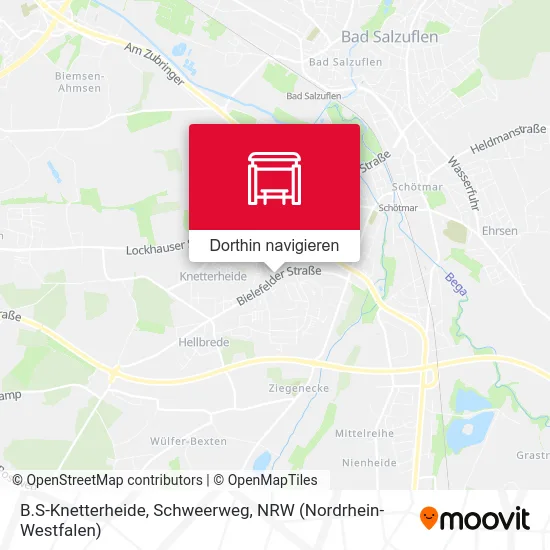 B.S-Knetterheide, Schweerweg Karte