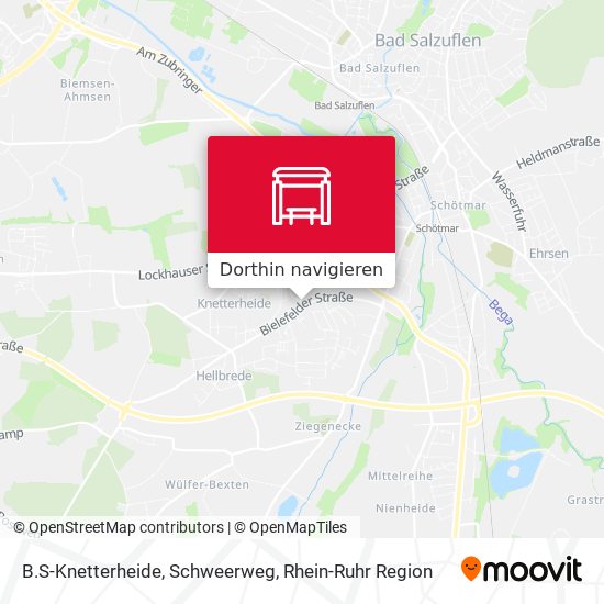 B.S-Knetterheide, Schweerweg Karte