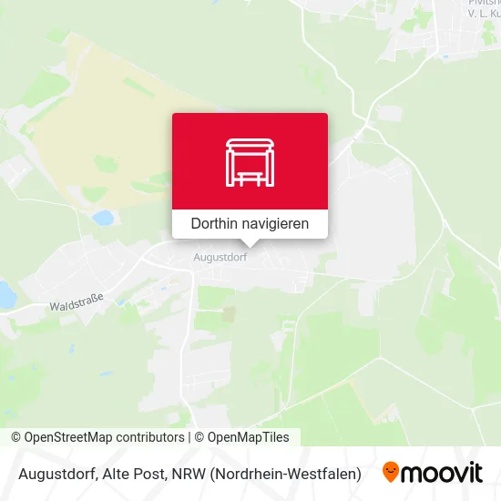 Augustdorf, Alte Post Karte