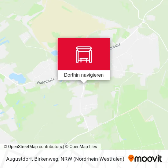Augustdorf, Birkenweg Karte