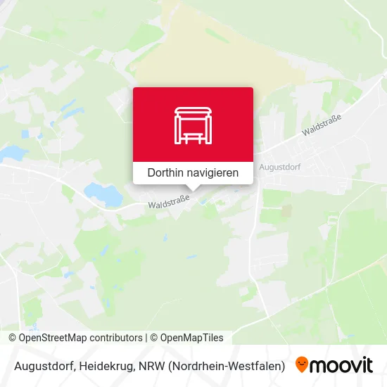 Augustdorf, Heidekrug Karte