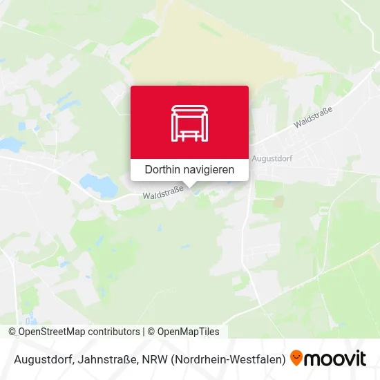 Augustdorf, Jahnstraße Karte