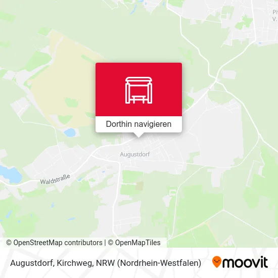 Augustdorf, Kirchweg Karte