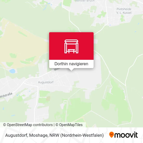 Augustdorf, Moshage Karte