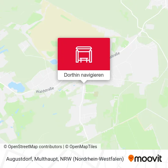 Augustdorf, Multhaupt Karte