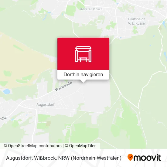 Augustdorf, Wißbrock Karte