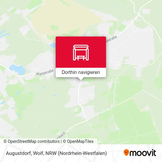 Augustdorf, Wolf Karte