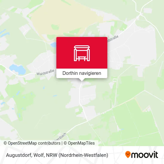 Augustdorf, Wolf Karte