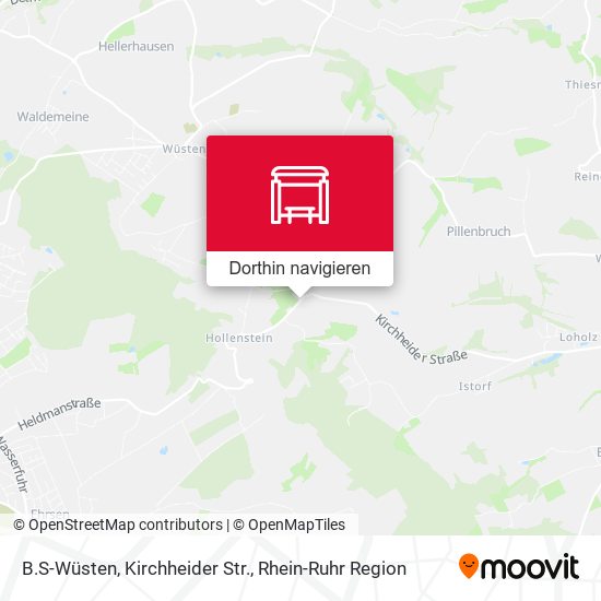 B.S-Wüsten, Kirchheider Str. Karte