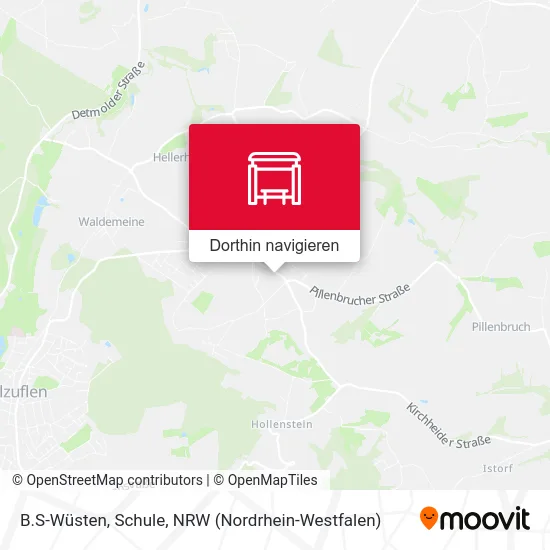 B.S-Wüsten, Schule Karte