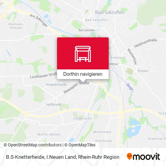 B.S-Knetterheide, I.Neuen Land Karte
