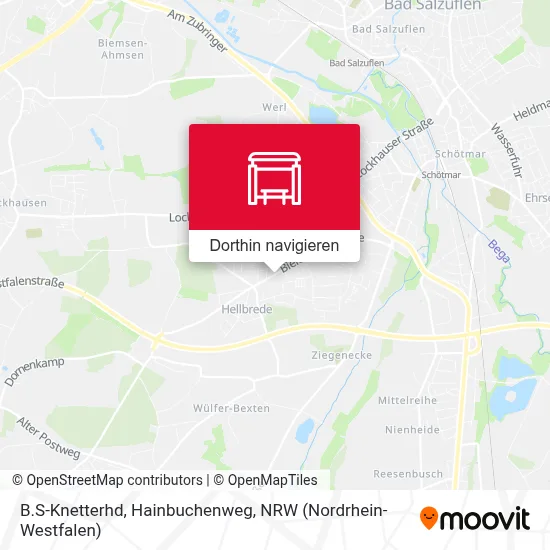 B.S-Knetterhd, Hainbuchenweg Karte