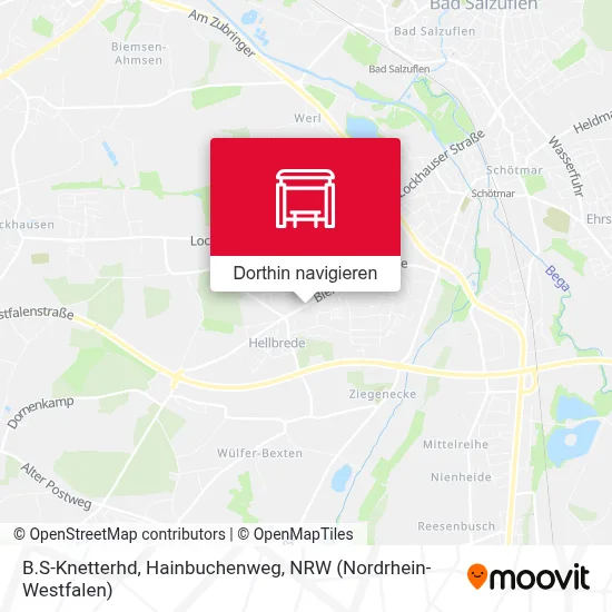 B.S-Knetterhd, Hainbuchenweg Karte