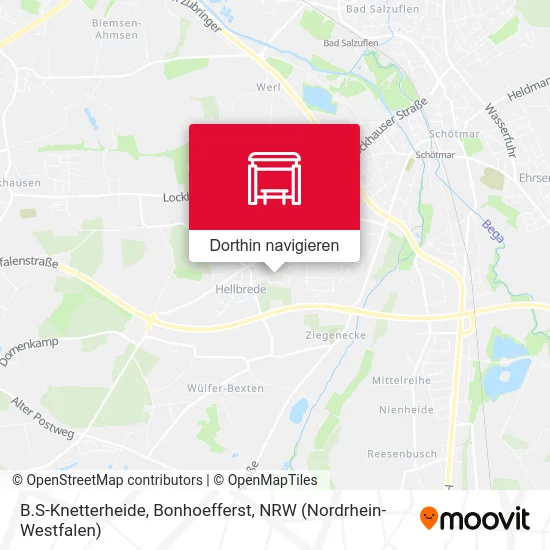 B.S-Knetterheide, Bonhoefferst Karte