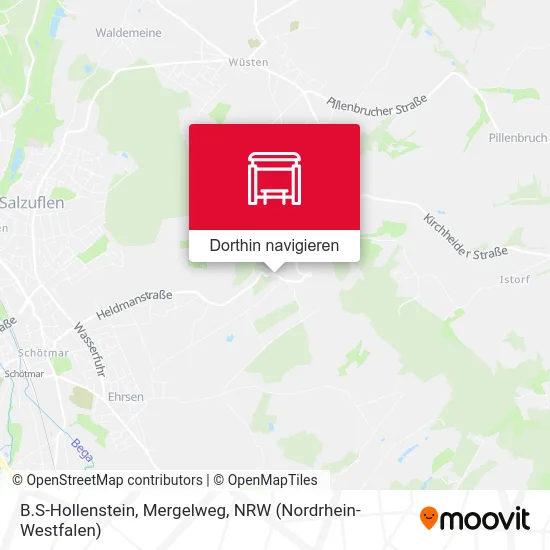 B.S-Hollenstein, Mergelweg Karte