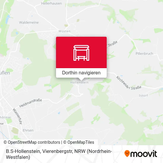 B.S-Hollenstein, Vierenbergstr Karte