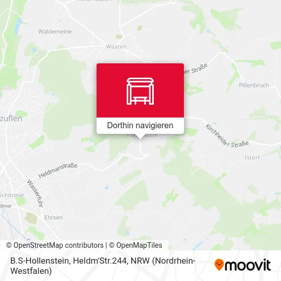 B.S-Hollenstein, Heldm'Str.244 Karte