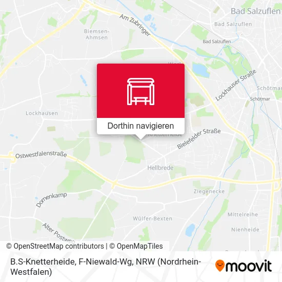 B.S-Knetterheide, F-Niewald-Wg Karte